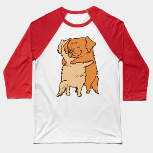 Golden Retriever hugs Baseball T-Shirt